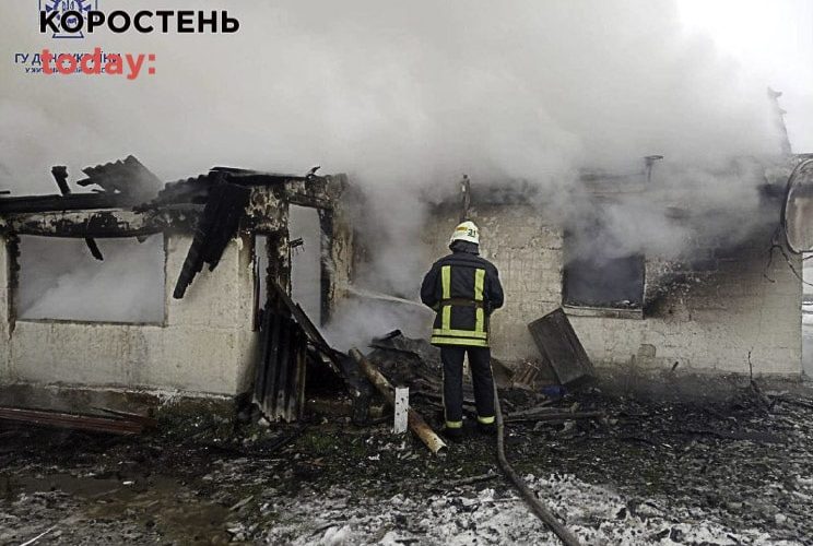 На пожежі в Коростенському районі загинуло троє діток