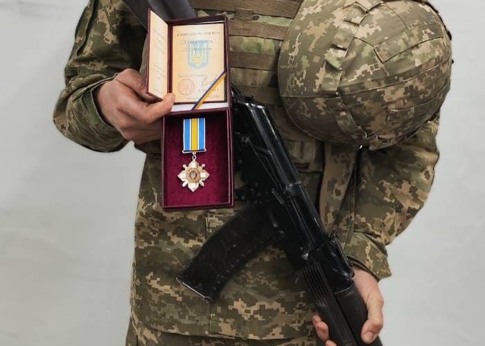 Військовий з Чоповицької громади Юрій Пелюховський нагороджений орденом “За мужність”