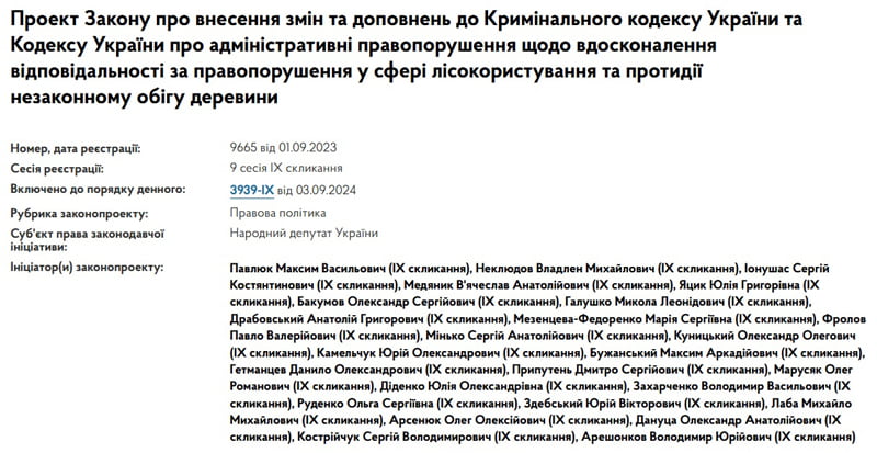 Українцям готують штрафи через дрова: один з ініціаторів законопроекту – нардеп від Коростенщини