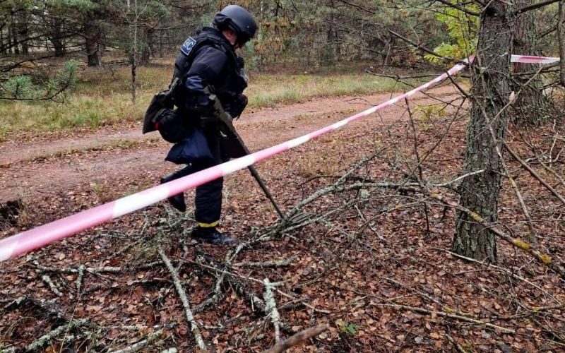 У лісі Овруцької громади грибники знайшли протитанкову міну