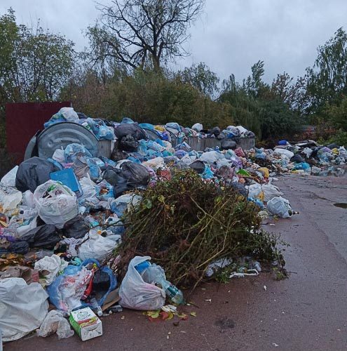 На Хіммаші в Коростені з’явилось “стихійне” сміттєзвалище