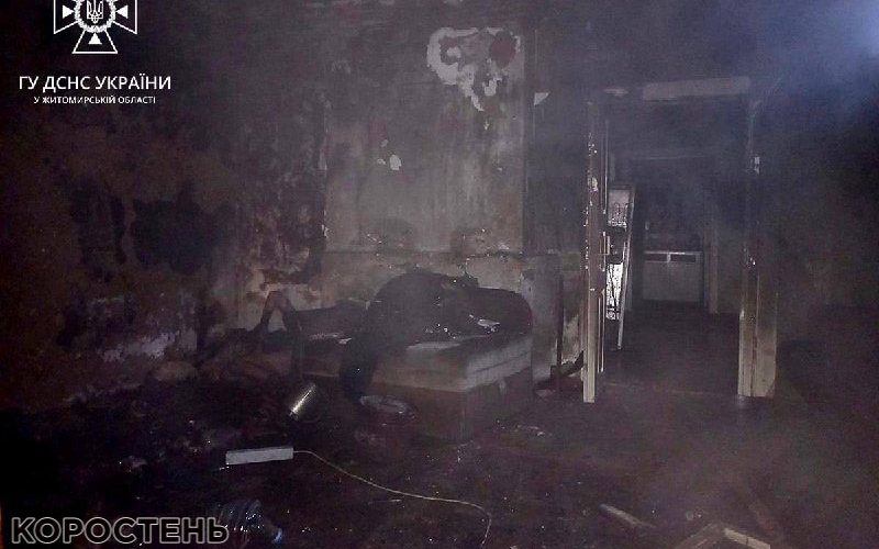 У Коростені на пожежі загинув 63-річний чоловік